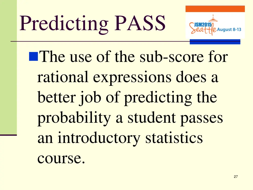 predicting pass