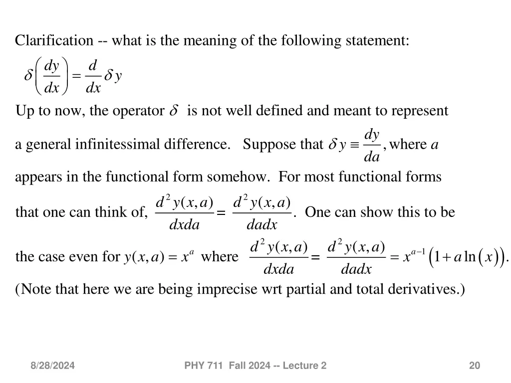 clarification what is the meaning