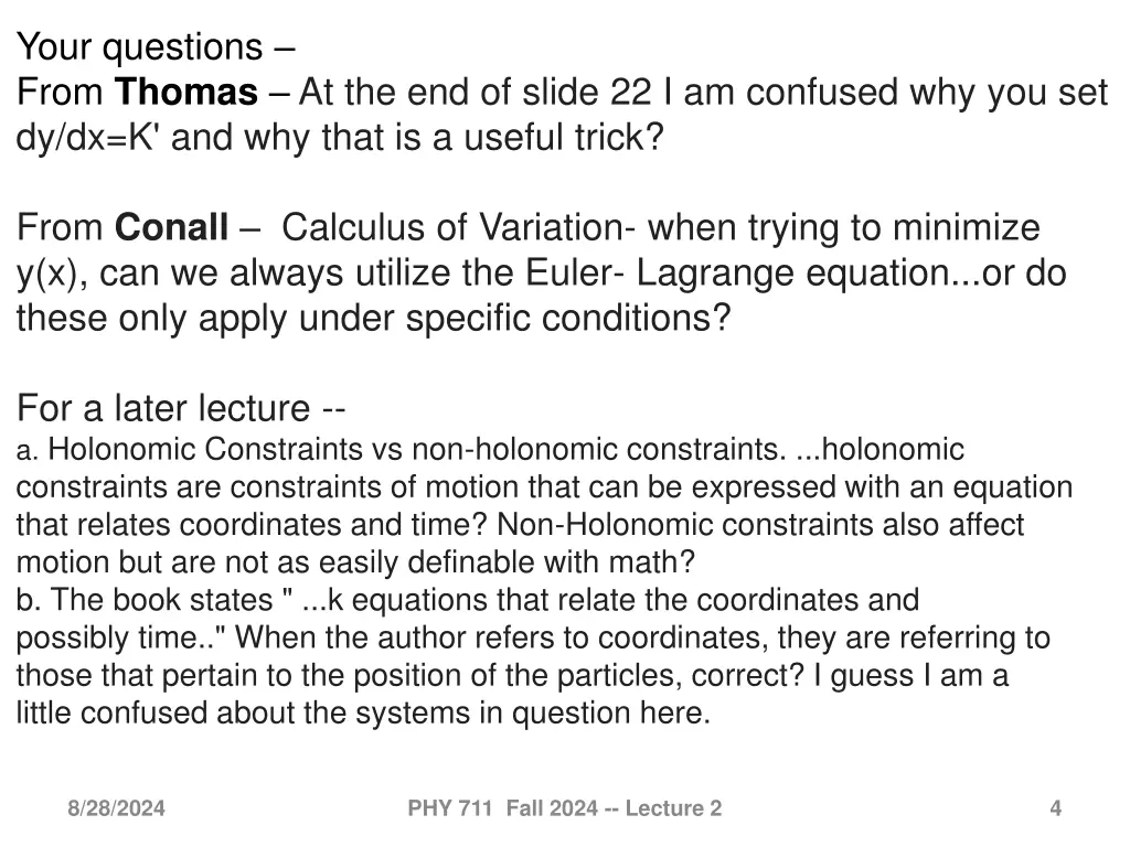 your questions from thomas at the end of slide