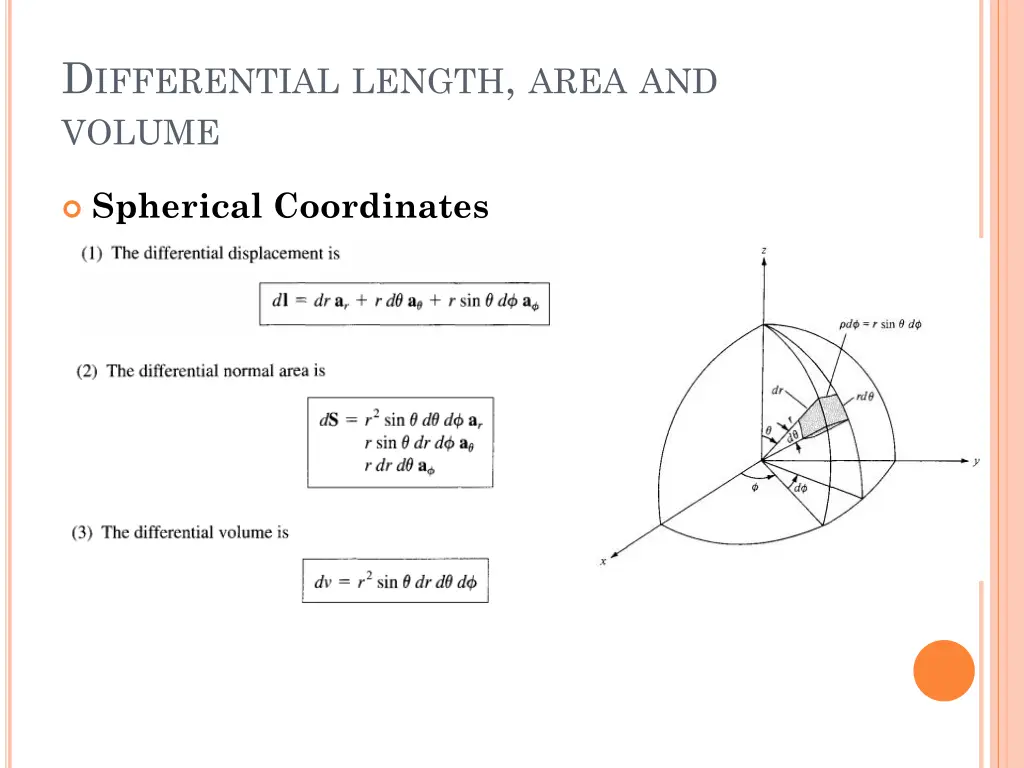 d ifferential length area and volume 2