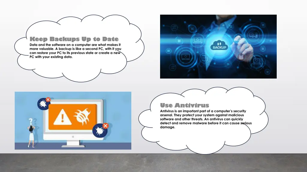 keep backups up to date keep backups up to date