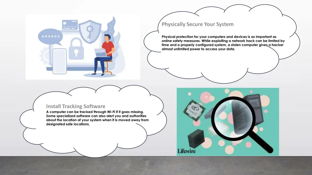 physically secure your system