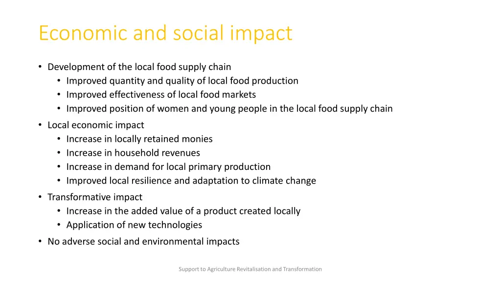 economic and social impact