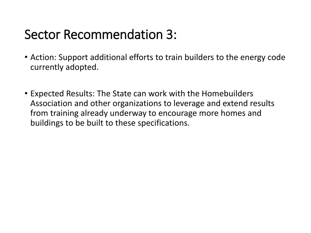 sector recommendation 3 sector recommendation 3