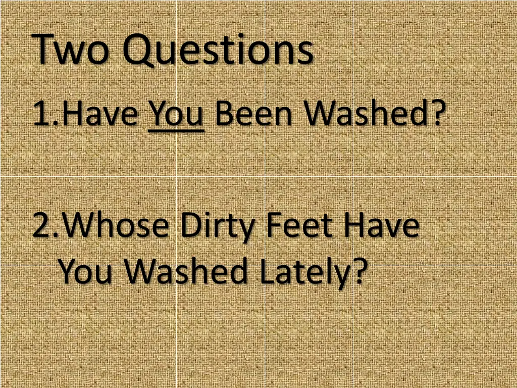 two questions