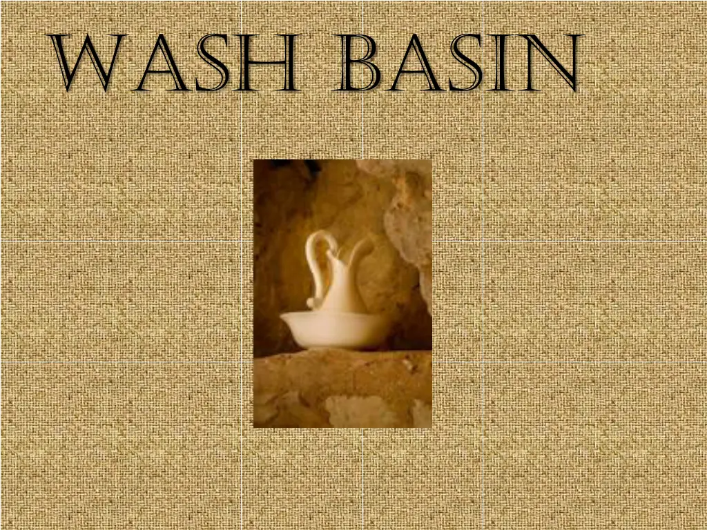 wash basin