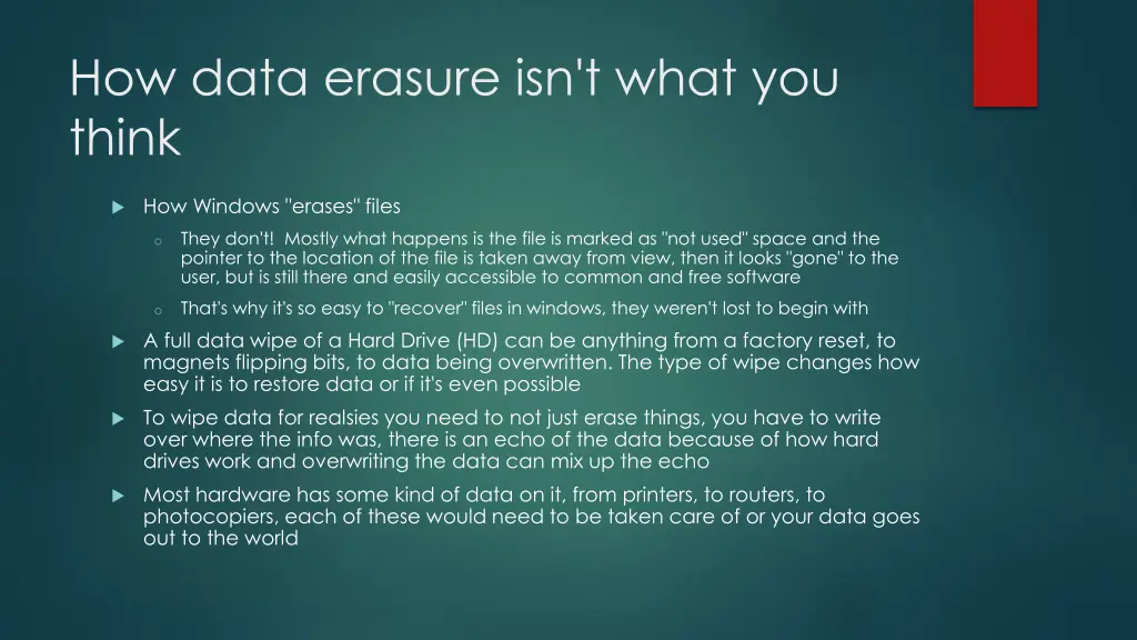 how data erasure isn t what you think