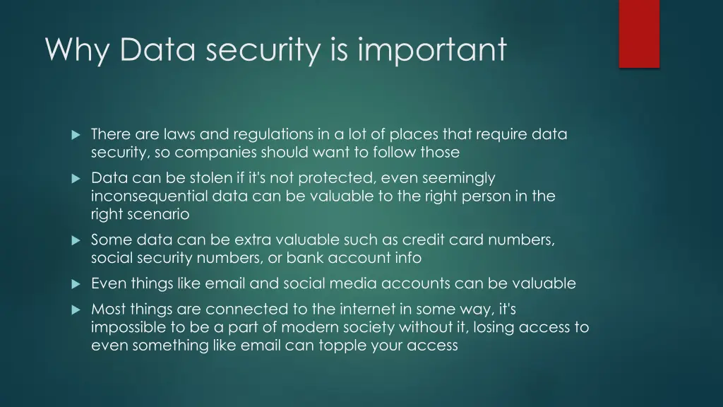 why data security is important