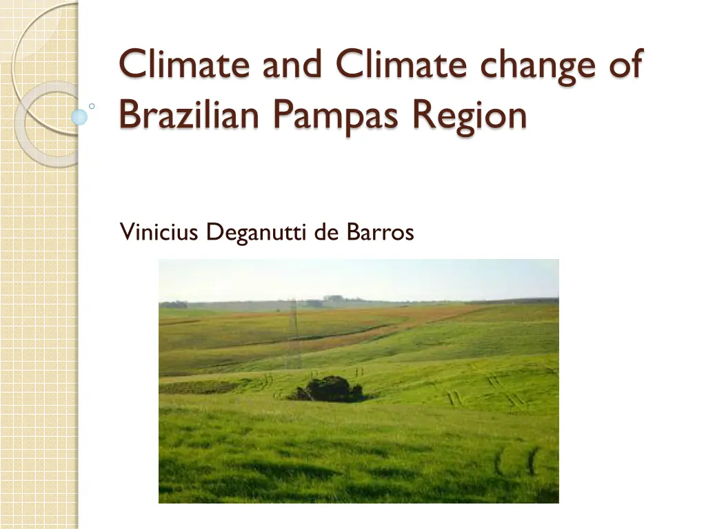 climate and climate change of brazilian pampas