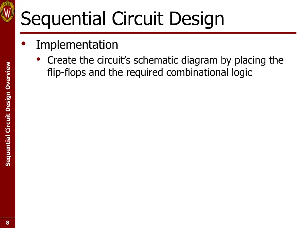 sequential circuit design implementation create