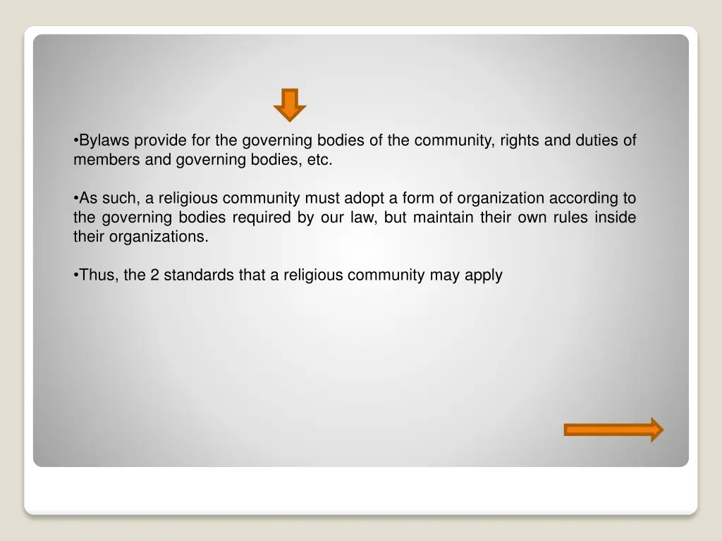 bylaws provide for the governing bodies