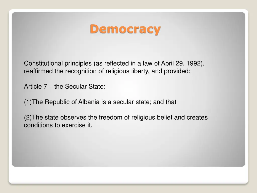 democracy