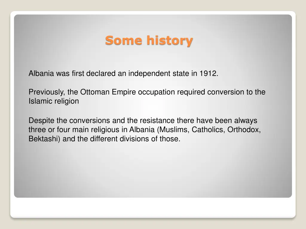 some history
