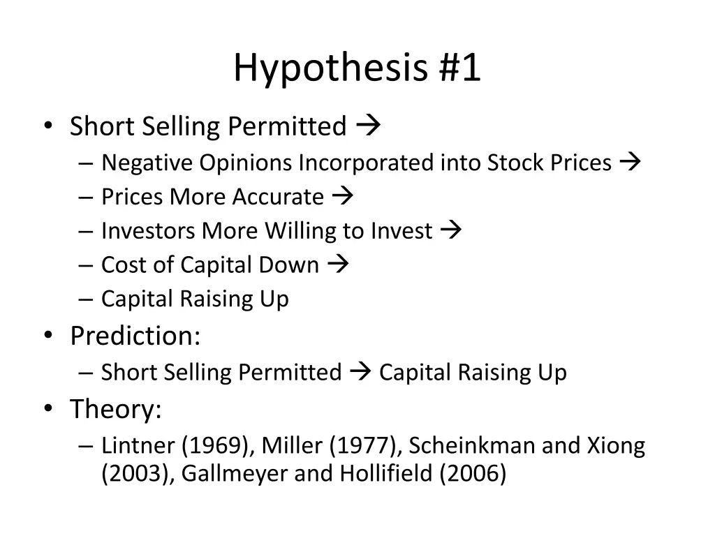 hypothesis 1