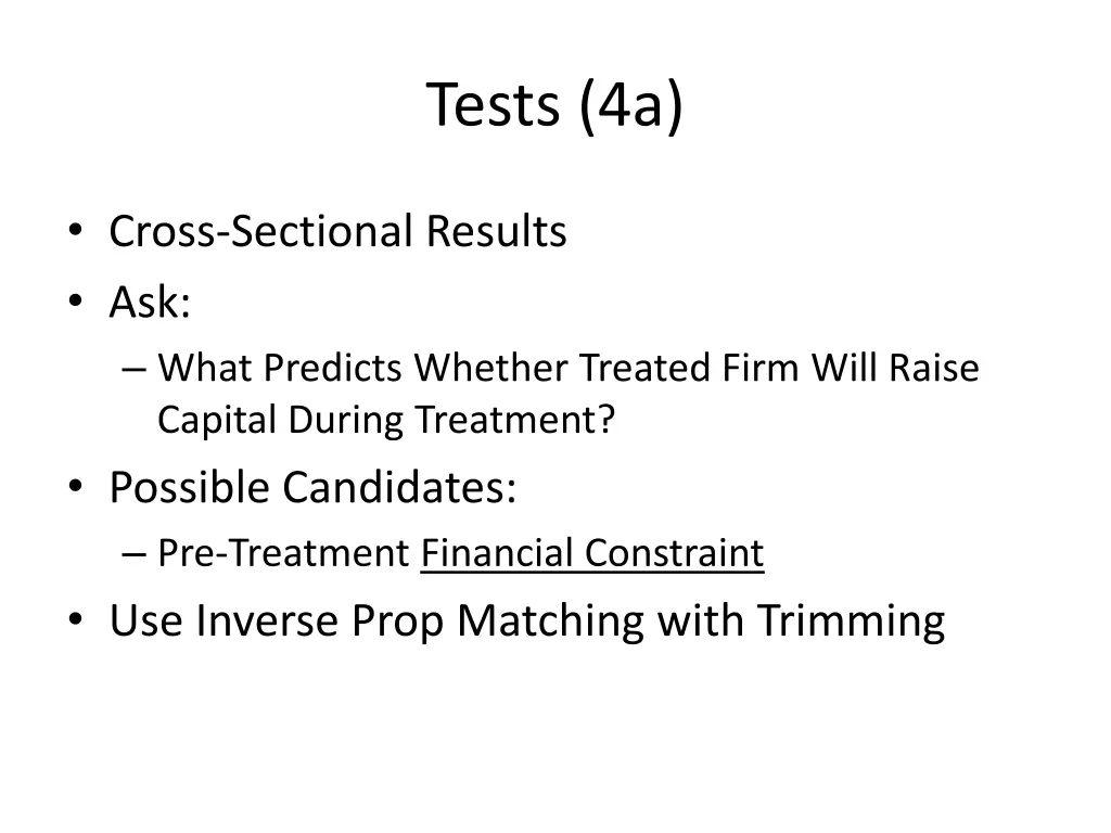 tests 4a