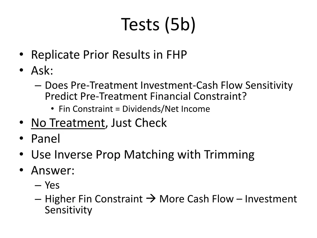 tests 5b