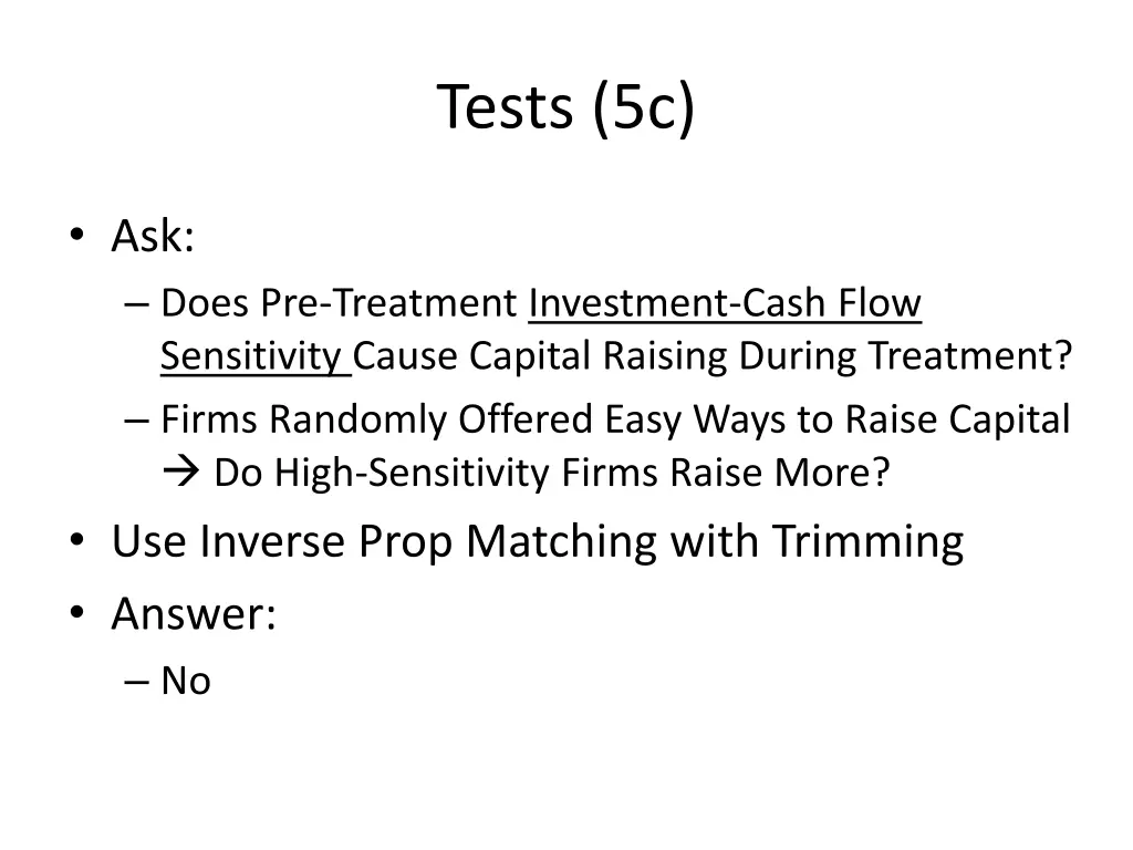 tests 5c