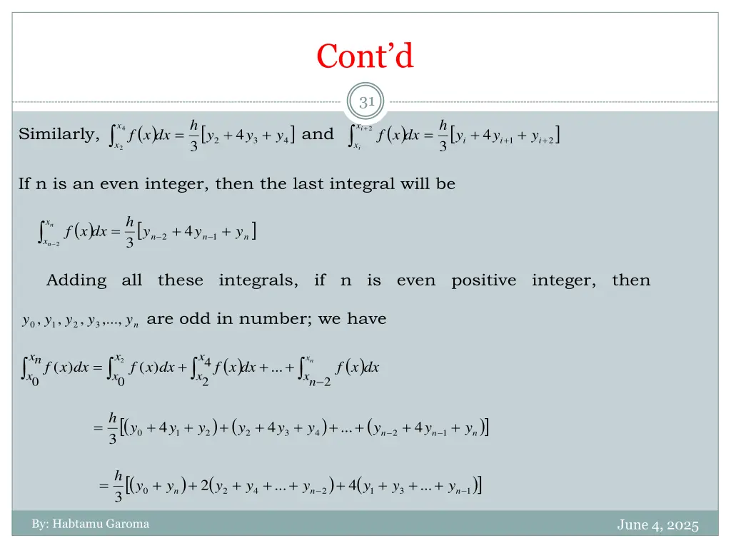 cont d 18