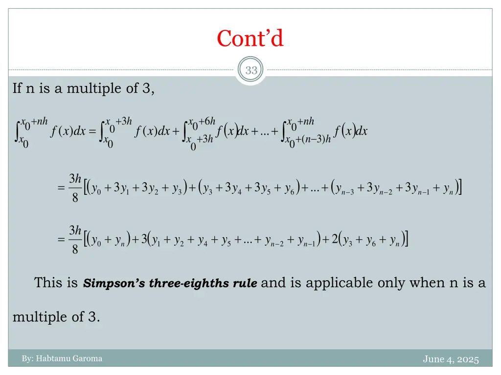 cont d 19