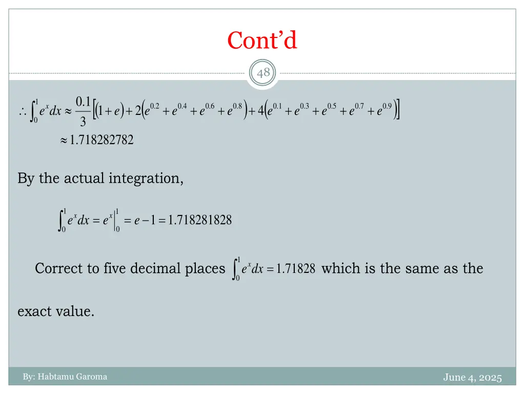 cont d 25