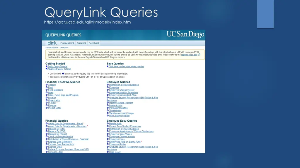 querylink queries https act ucsd edu qlinkmodels