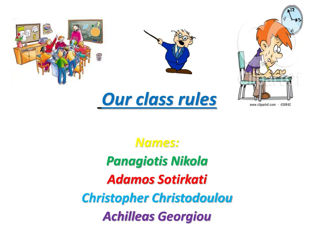 our class rules