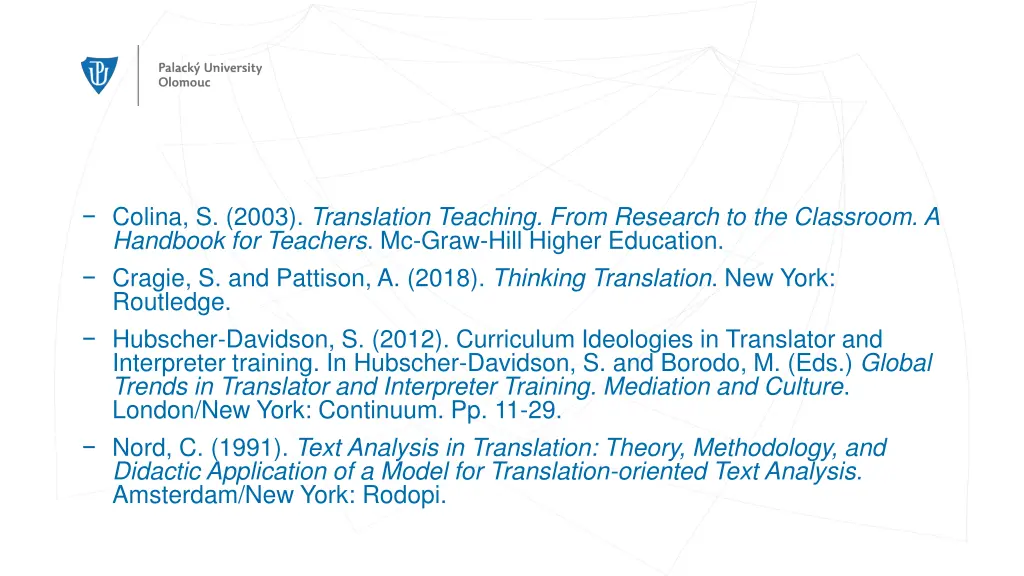 colina s 2003 translation teaching from research