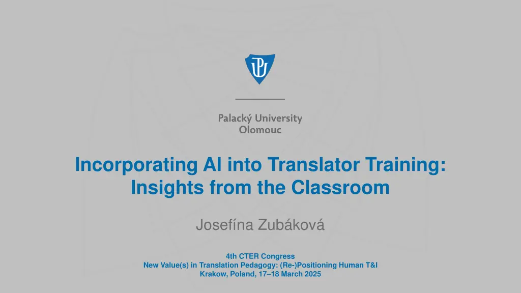 incorporating ai into translator training