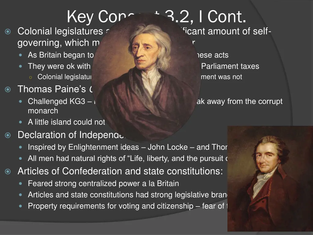 key concept 3 2 i cont colonial legislatures
