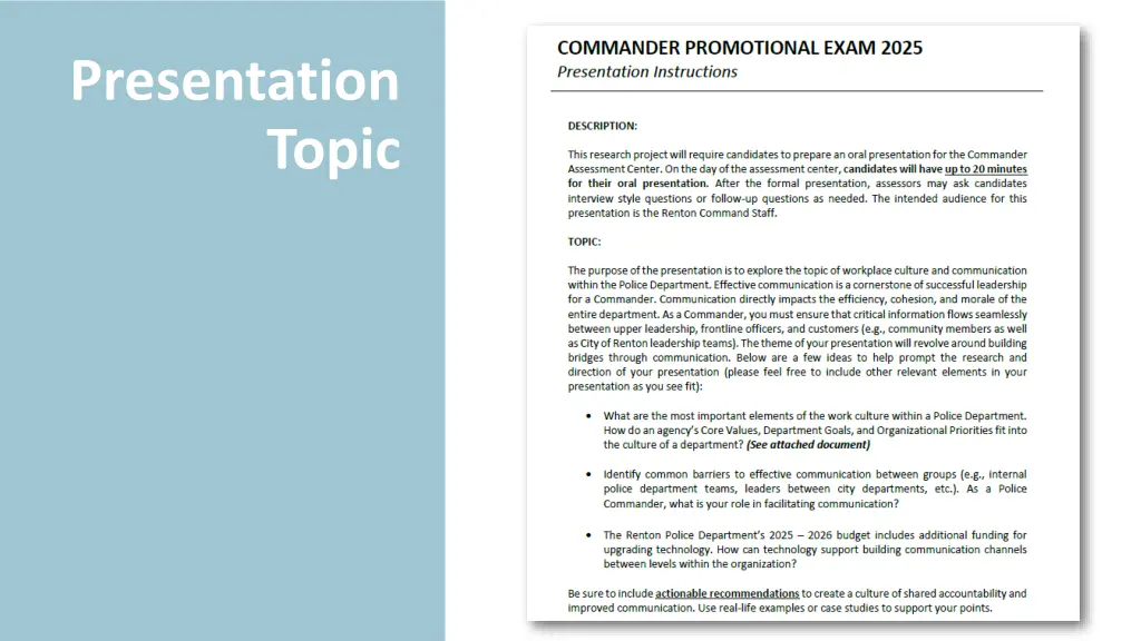 presentation