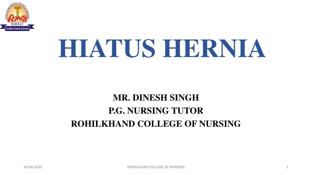 hiatus hernia