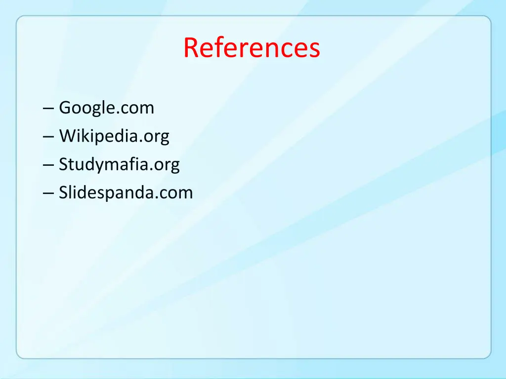 references