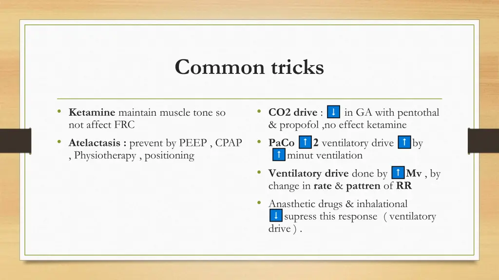 common tricks