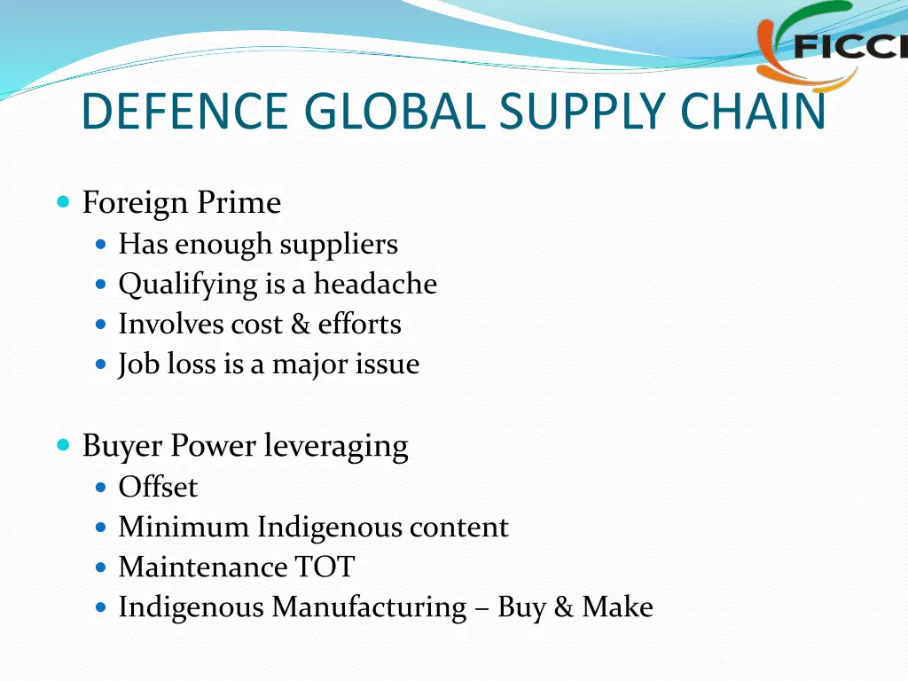 defence global supply chain