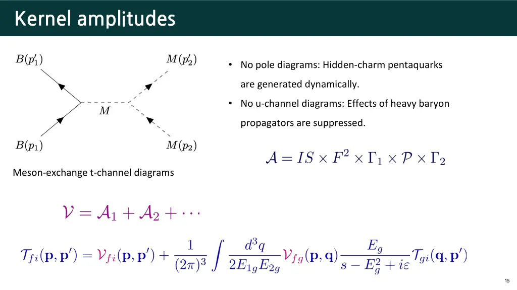 kernel amplitudes