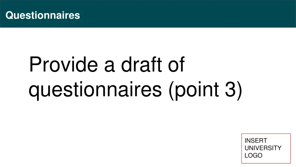 questionnaires