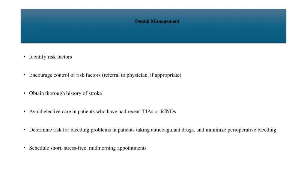 dental management 1