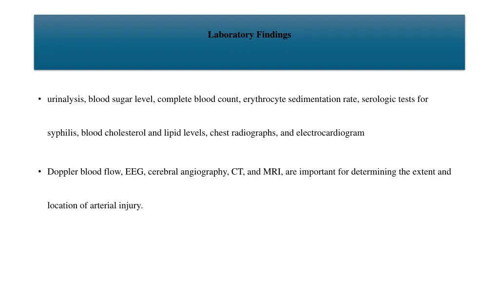 laboratory findings 1