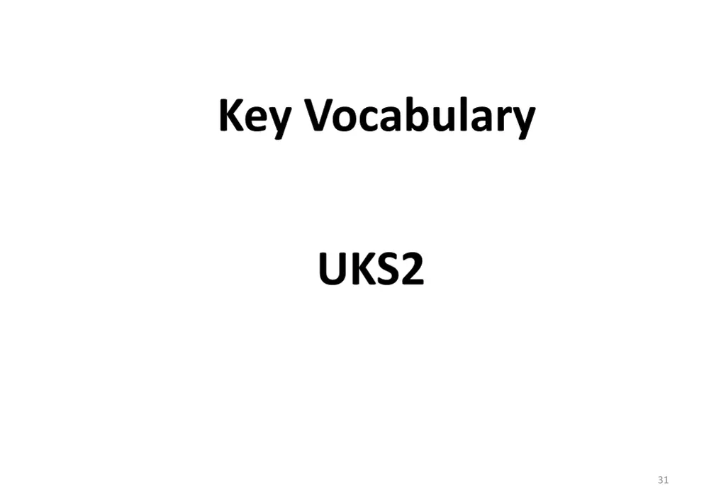 key vocabulary 1