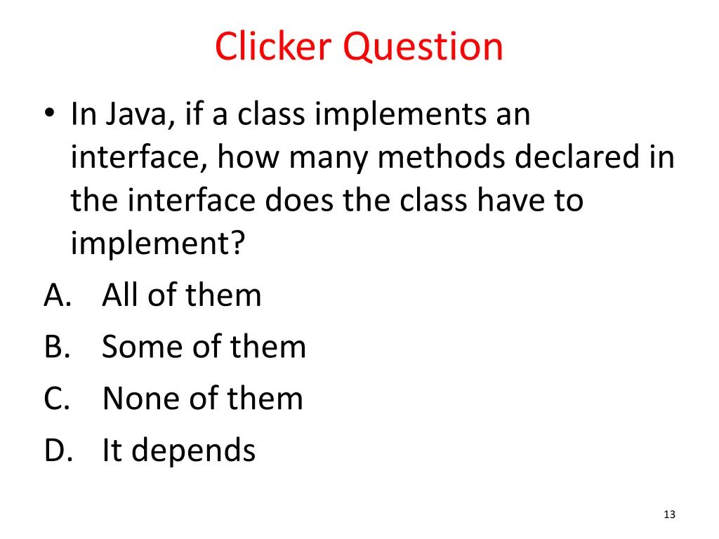 clicker question