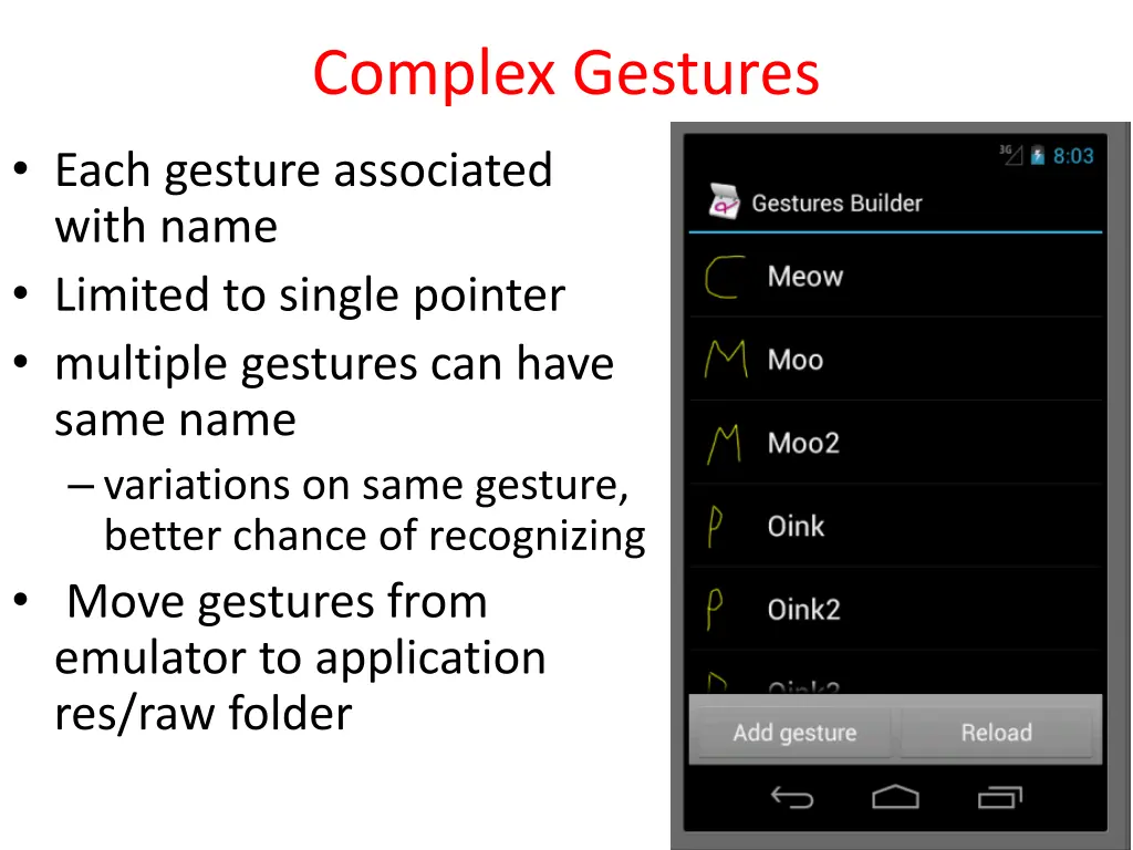 complex gestures 2