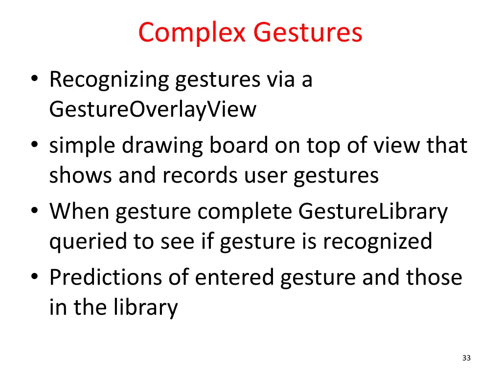 complex gestures 3