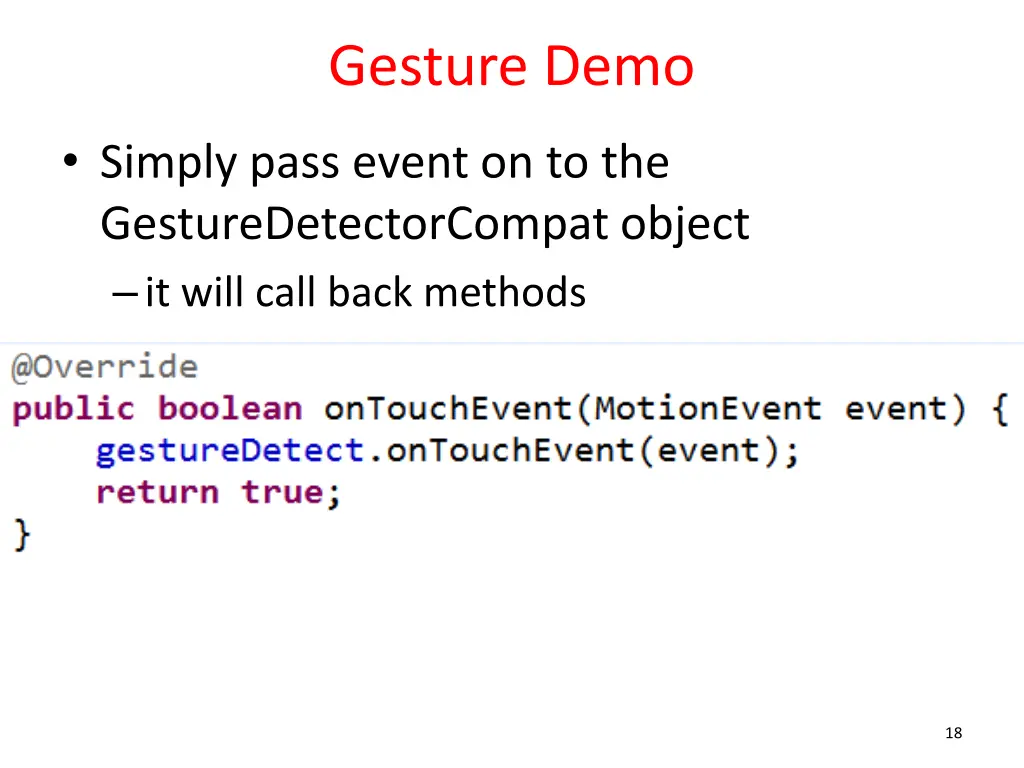 gesture demo 1