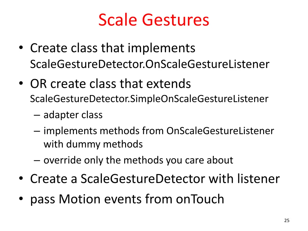 scale gestures 1