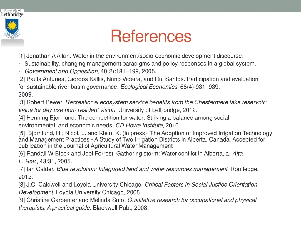 references