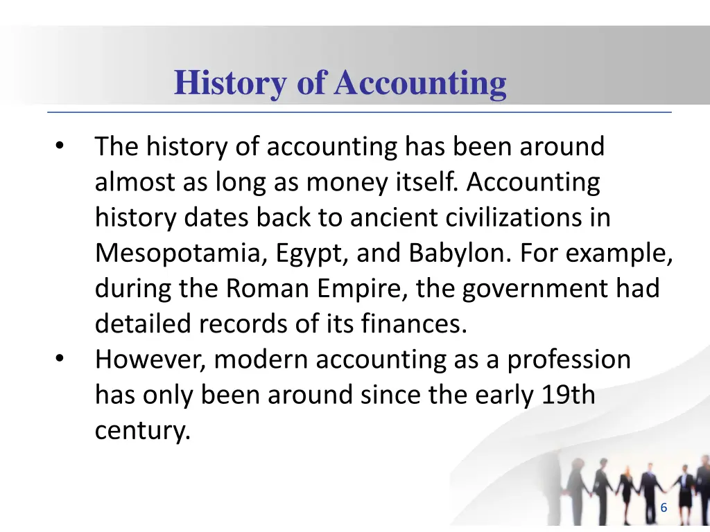history of accounting