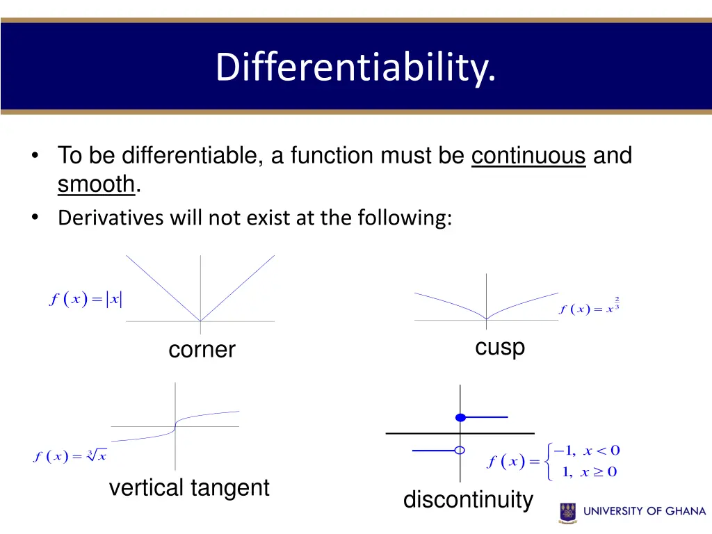 differentiability