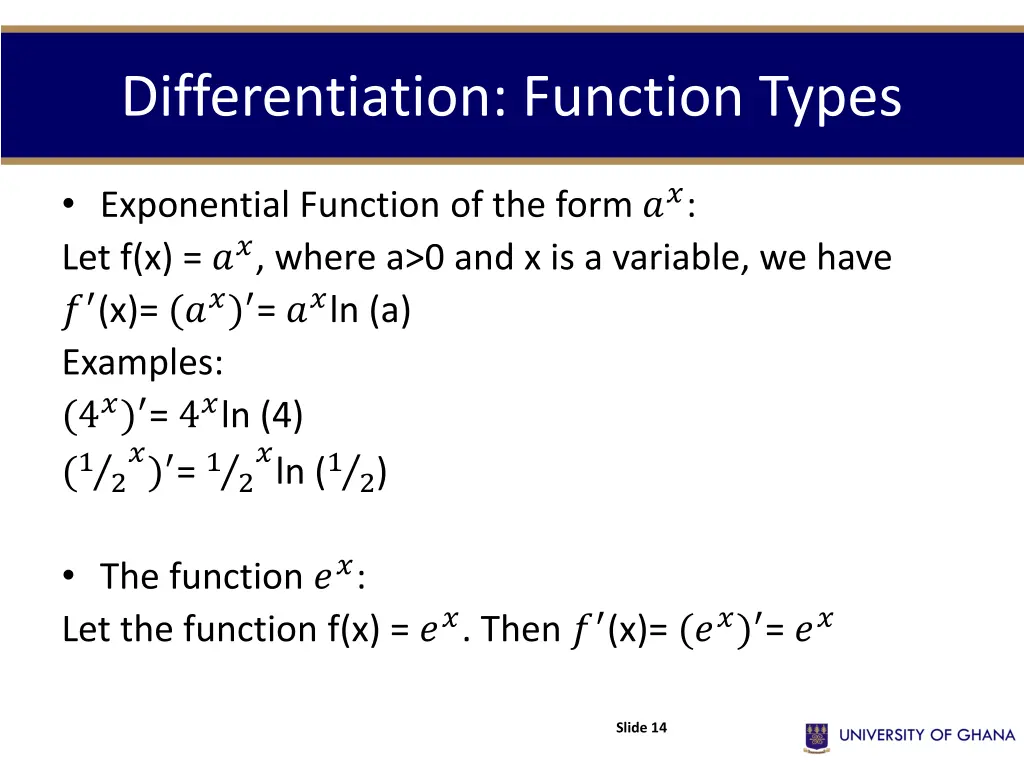 differentiation function types 2