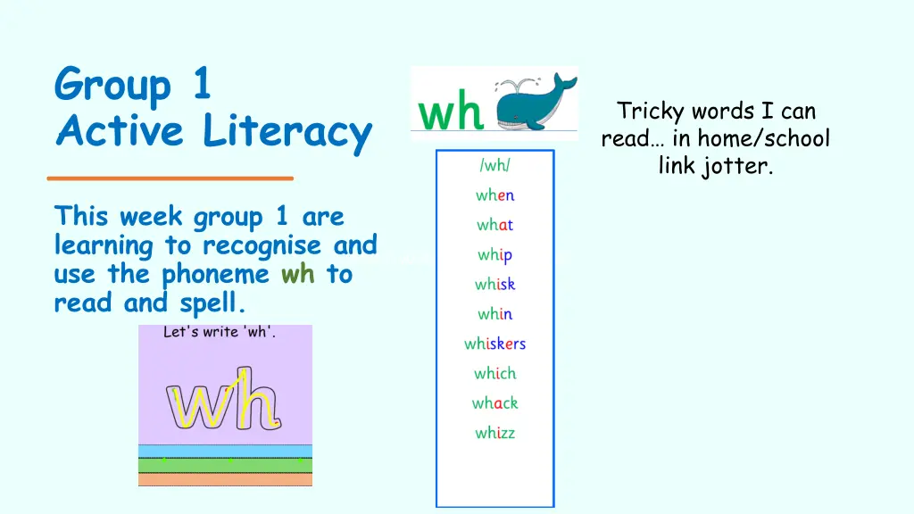 group 1 active literacy