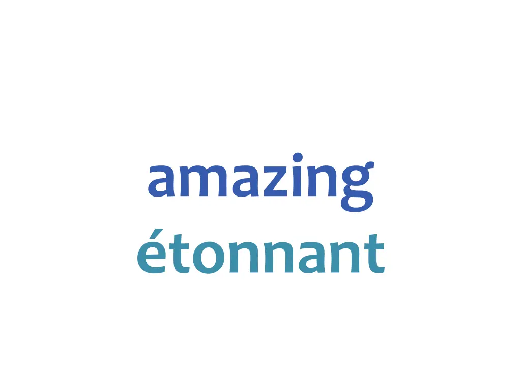 amazing tonnant